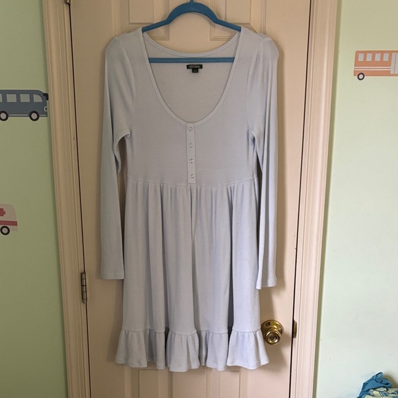 wild fable Dresses & Skirts - wild fable Light Blue Ribbed Dress